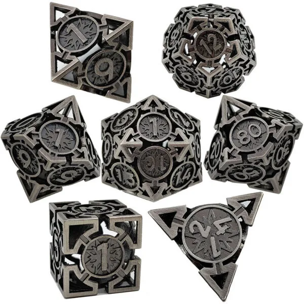 Hollow Metal Dice Set - Image 6