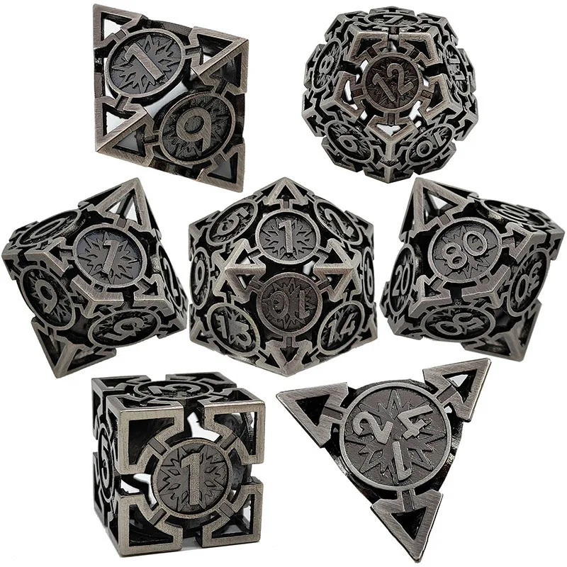 Hollow Metal Dice Set - Image 6