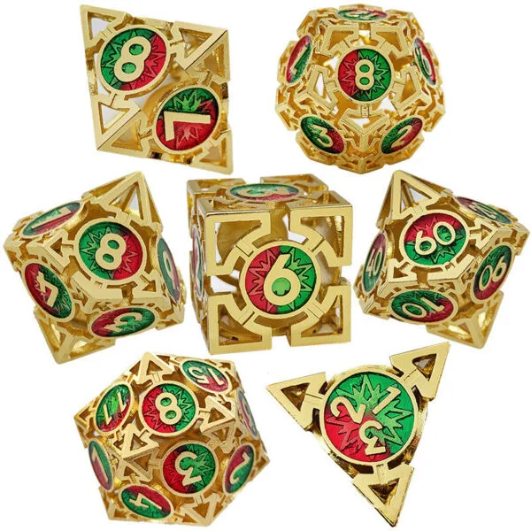 Hollow Metal Dice Set - Image 7