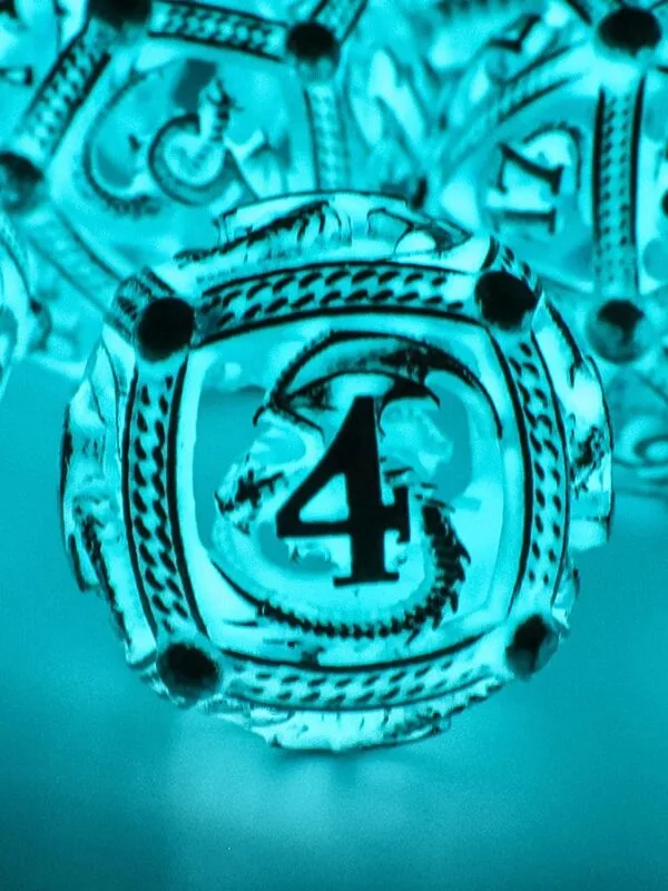 Hollow Luminescent Metal Dice - Image 3