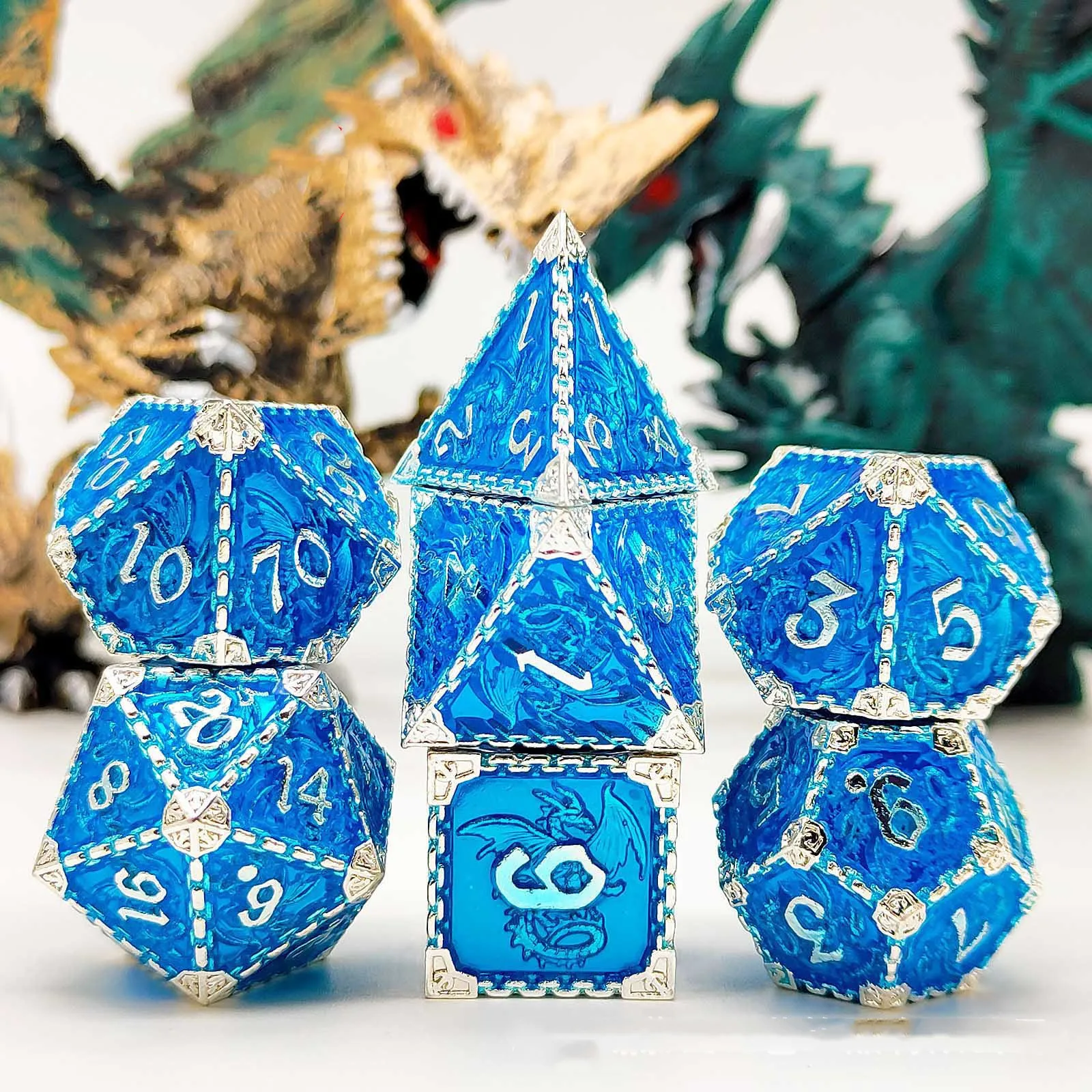 Metal Dice Set Dragon - Image 7