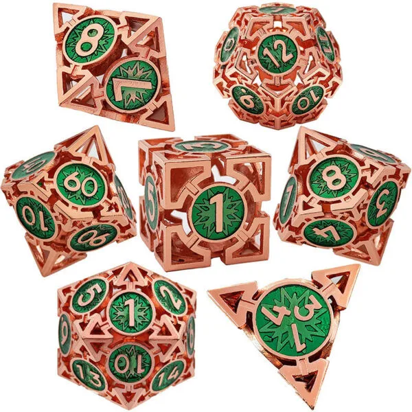 Hollow Metal Dice Set - Image 2