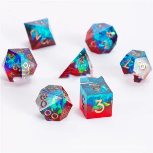 Sharp Edged Filled Dice
