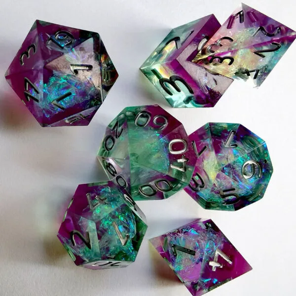 Resin 7 Piece Dice Set - Image 5
