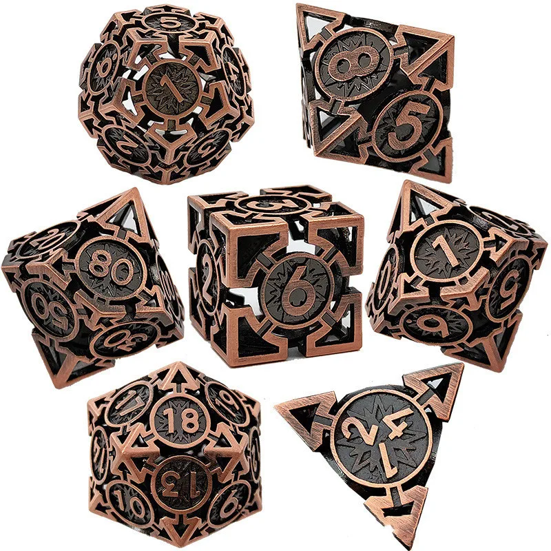 Hollow Metal Dice Set - Image 8