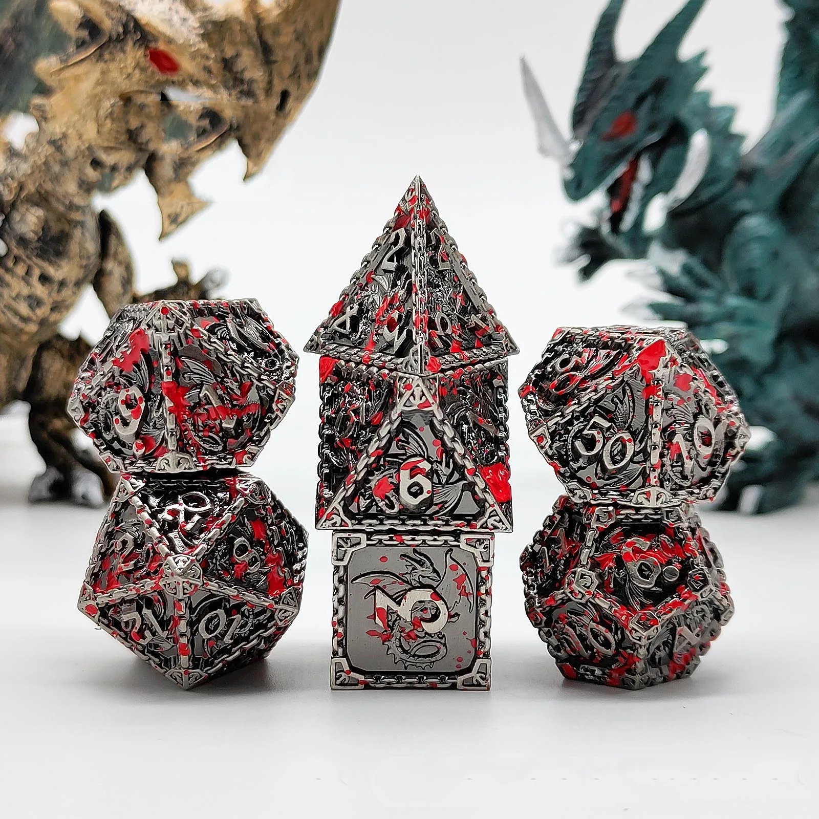 Metal Dice Set Dragon - Image 6
