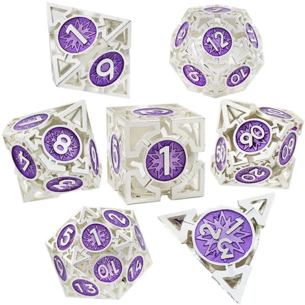 Hollow Metal Dice Set - Image 4
