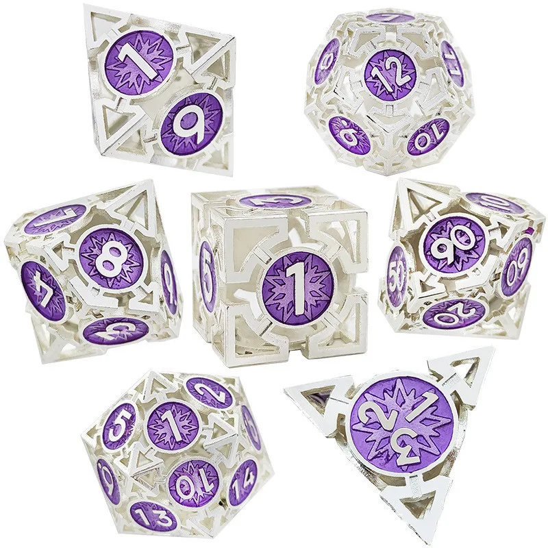 Hollow Metal Dice Set - Image 4