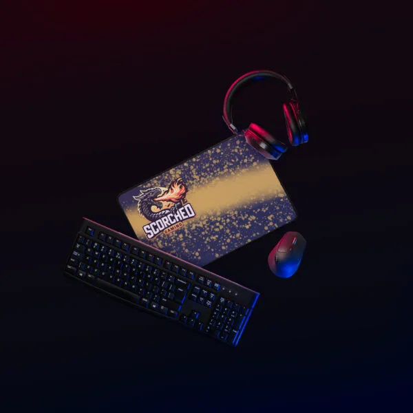 Scorched Gaming Desk Pad