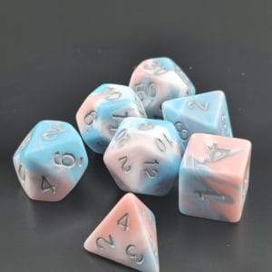 Trans Pride Colour Dice