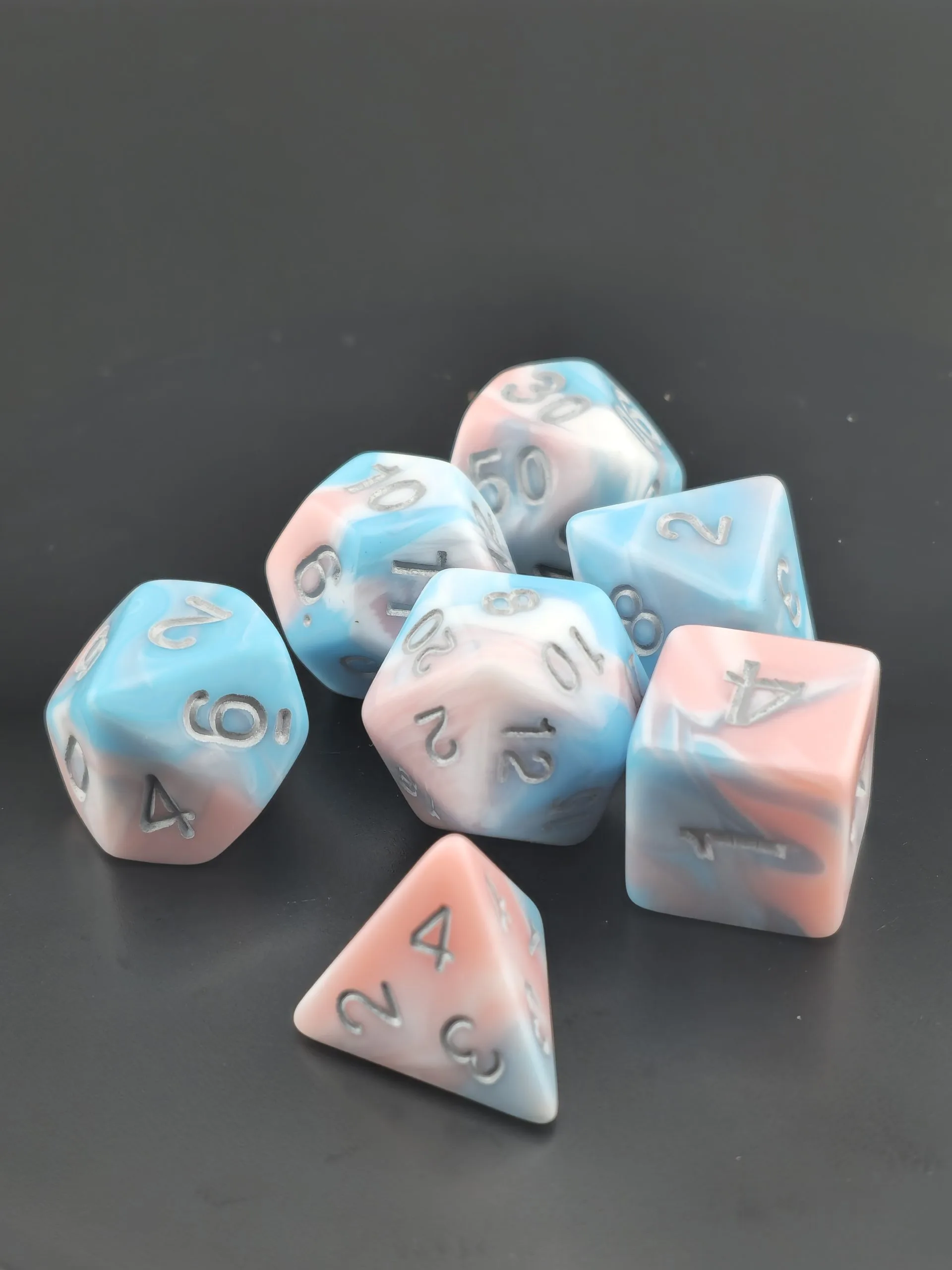 Trans Pride Colour Dice