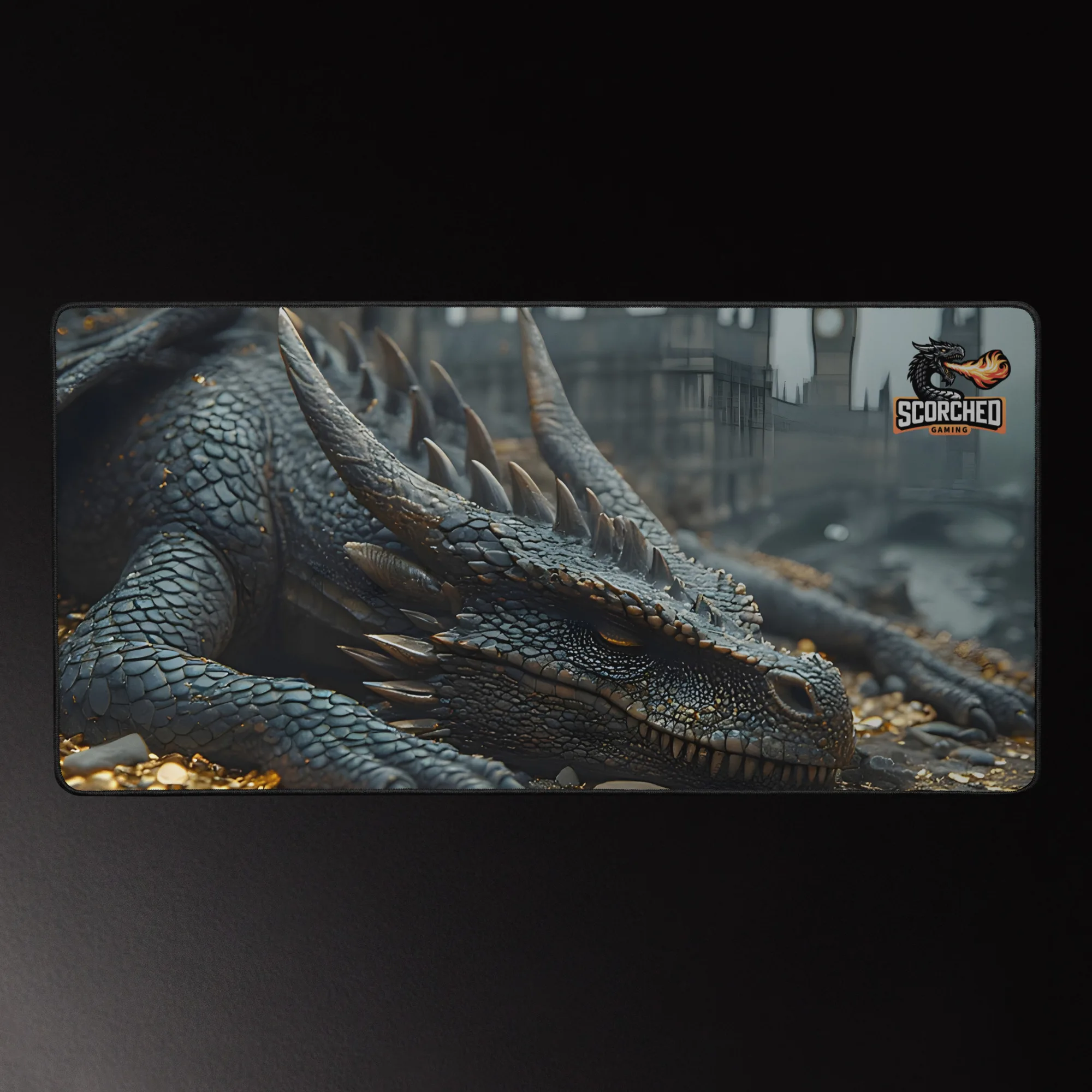 Desk mat Scorched Dragon